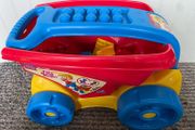 Mega Bloks blocks wagon with 20 building blocks kids toy