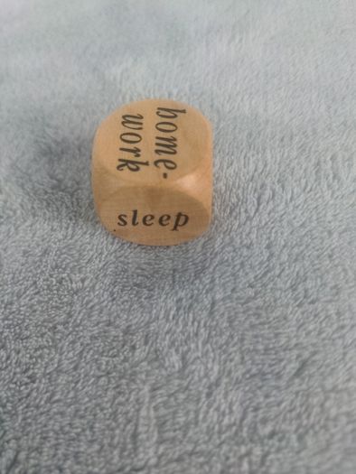 Activity decider dice for kids