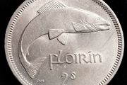 Ireland - 1964 - Irish 2s - Florin - Salmon - KM.15a - High Grade - [2678]