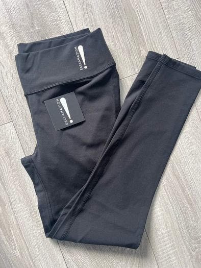 NEW Exclamazion Black High Waisted Gym Leggings Bundle 3 Pairs S M L