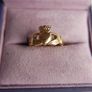 Ladies 14ct Yellow Gold Claddagh Ring - Claddagh Ring size L1/2  - 4,8g Image 5