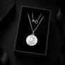Vintage 925 Sterling Silver St Christopher Necklace Image 2