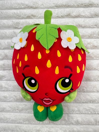 Shopkins Strawberry Kiss Plush 2013 approx. 25 cm. Moose Used Please see photos