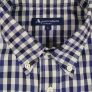 Aquascutum Button Down Nova Check Shirt Mens Large Image 3