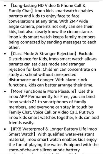 Imoo Z1 Kids' Watch with GPS function