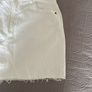 Dunnes White Denim Skirt Size 14 Image 4