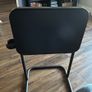 Adjustable Folding TV Tray Table, Laptop Stand in Black Image 2