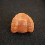 Carved wooden rams head. Image 5