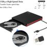 External CD Drive, USB 3.0 Portable CD/DVD +/-RW Drive Slim DVD/CD ROM Rewriter Burner for Laptop Desktop PC Windows and Linux OS Apple Mac Macbook Pro Image 2