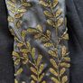 Black Gold Embroidered Jacket Image 5