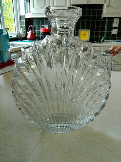 Villeroy and Boch glass decanter, art deco style