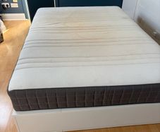 IKEA double bed and good quality mattress.