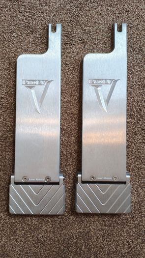 Trick Pro 1-V BigFoot Double Bass Drum Pedal + Extra Low Mass Shortboards +  ACD Unlimited Upgrades