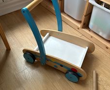 Toddler wooden trolley/walker
