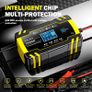 FOXSUR FBC122408D Car Battery Charger,12V/24V 8A 4A Intelligent Automatic Battery Charger for Car Image 3