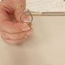 White gold engagement ring Image 6