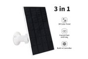 Nivian 3W Solar Panel - MICRO USB - for Security Camera, Solar Panel for DC 5V Outdoor