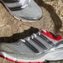 Classic Style Adidas Grey Silver Red Image 2