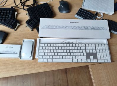 Apple magic keyboard and mouse