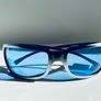 Vintage Arnette Titan 4006 sunglasses with blue lenses and sporty wraparound design Image 4
