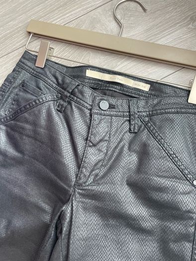 Part Two black snakeskin pants size 8
