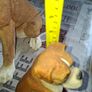 2 Beautiful Boxer Dogs Ornament on oval plinth bases in Good Condition, Postage Available, Image 3