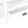 Bookcase with 1 Drawer White 60x30x170 cm MDF Image 8