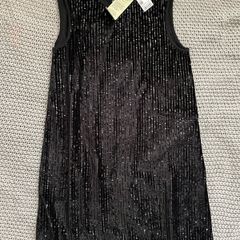 Brand new black Benetton dress 10- 11 160 cm