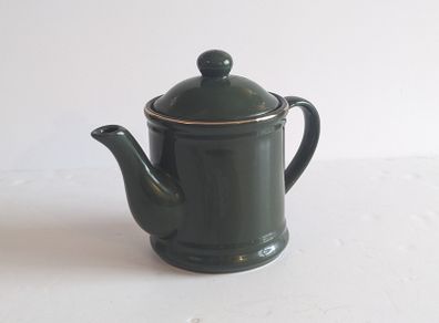 Vintage 1996 Taiwan Ceramic Green Teapot