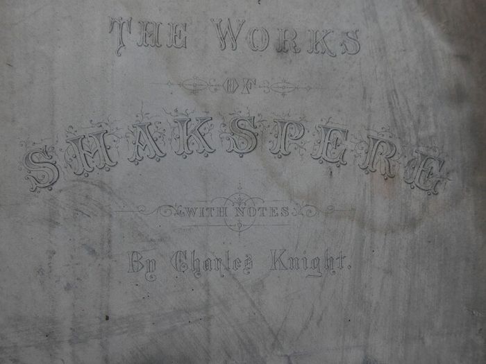 Antique (big and heavy) Imperial Shakespeare 1800s, Charles Knight, ,Volume 1