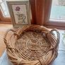 Vintage Wicker Tray Image 2