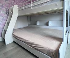 Triple sleeper bunk bed (double and single)