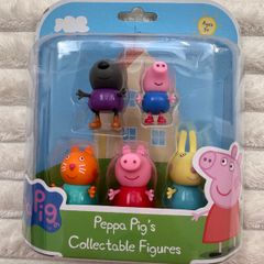 Peppa Pig's Pig 5 collectible figures Please see photos
