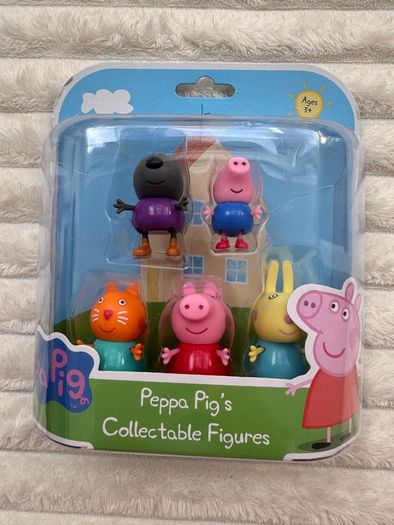 Peppa Pig's Pig 5 collectible figures Please see photos