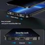 Urban Fashion Metal Frame Double-sided Tempered Glass Bottom Safety Lock with Magnetic Absorption Anti-fall Protection Mobile Phone Case Suitable for For Honor magic 6 Pro Image 4