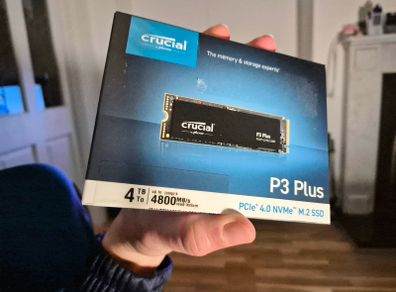Crucial P3 plus 4TB SSD