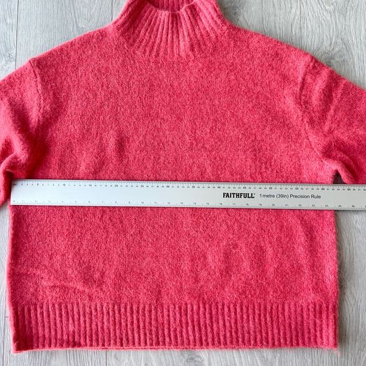 NEW George Pink Wool Blend Oversized Jumper M UK 12-14