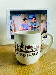 Official 1996 Friends Warner Bros Mug Vintage 90s Collectible