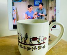 Official 1996 Friends Warner Bros Mug Vintage 90s Collectible