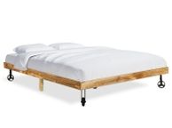 main image for ad Bed Frame Solid Mango Wood 200x200 cm