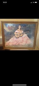 Antique Picture - La Guitarista