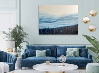 The Valley, XXL painting by artist Helen Mathews
