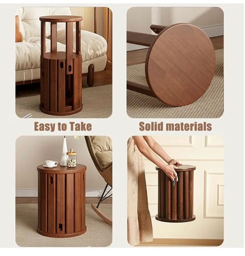 Stacking nest of tables stools Dining, Makeup Stool, Bedside Table, or Small Side Table.