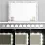 Dressing Table with LED Bulbs Mirror & Stool Image 6