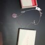 NEW Ted Baker silver color Necklace with small sparkling stones Image 3