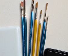 watercolour brushes