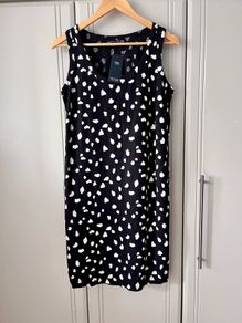 M&S linen blend dress, new
