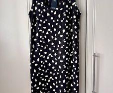 M&S linen blend dress, new