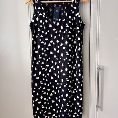 M&S linen blend dress, new