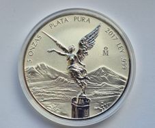 2017 5 oz Mexican Libertad Silver Bullion Coin